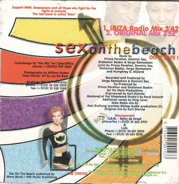T-Spoon : Sex On The Beach (CD, Single)