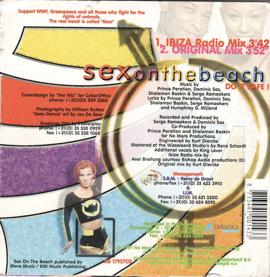 T-Spoon : Sex On The Beach (CD, Single)