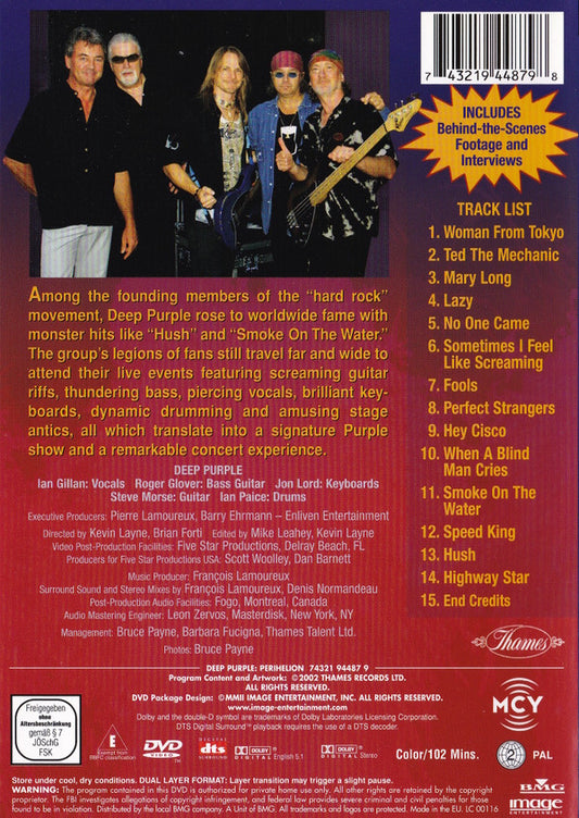 Deep Purple : Perihelion (DVD-V, Multichannel, PAL)