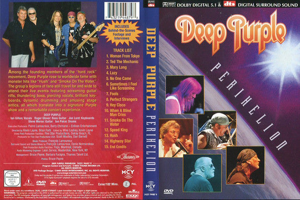 Deep Purple : Perihelion (DVD-V, Multichannel, PAL)