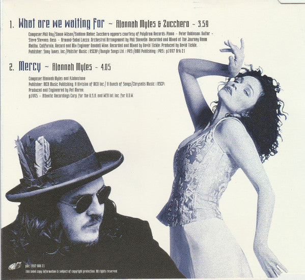 Alannah Myles & Zucchero : What Are We Waiting For (CD, Single)