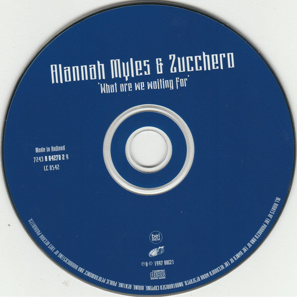 Alannah Myles & Zucchero : What Are We Waiting For (CD, Single)