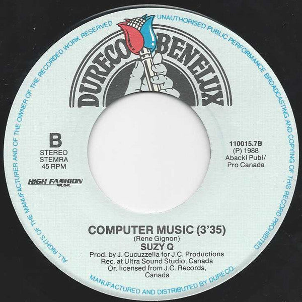 Suzy Q : Harmony / Computer Music (7", Single)