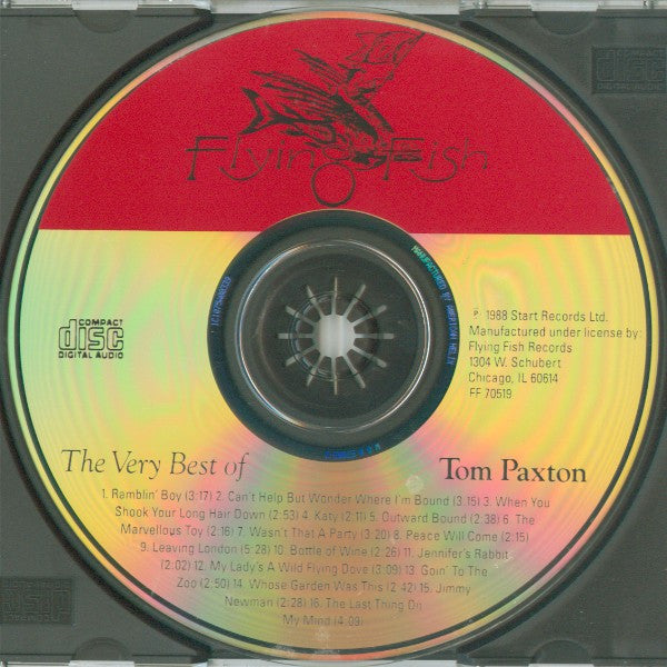 Tom Paxton : The Very Best Of Tom Paxton (CD, Album)