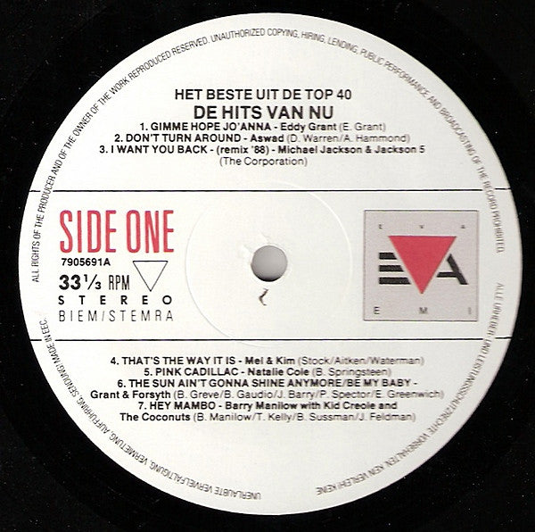 Various : Het Beste Uit De Top 40 - De Hits Van Nu (LP, Comp)