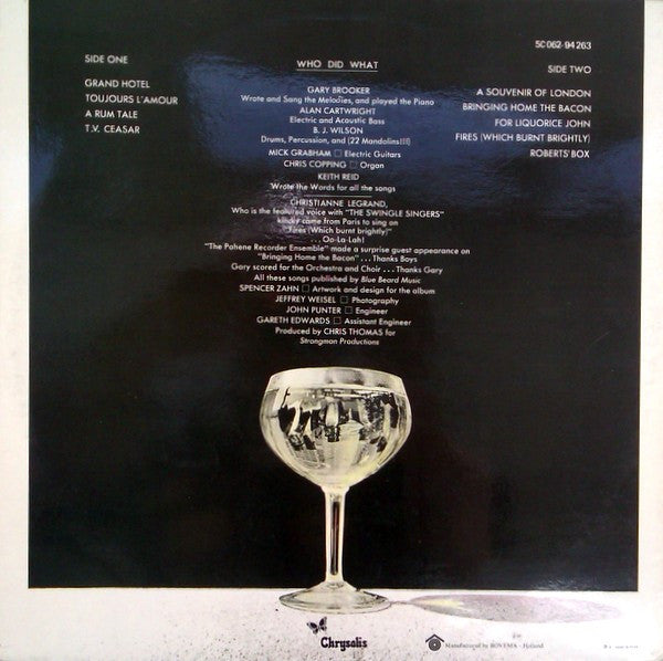 Procol Harum : Grand Hotel (LP, Album, Gat)