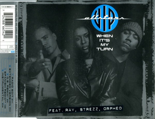 VIP Allstars Feat. Raymond Lothar Slijngaard, Strezz (2), Orpheo : When It's My Turn (CD, Maxi)