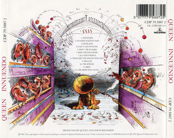 Queen : Innuendo (CD, Album, Ltd)