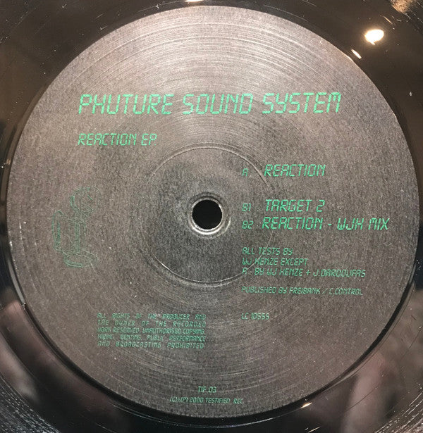 Phuture Sound System : Reaction EP (12", EP)