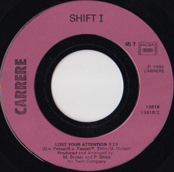 Shift I : Lies In Your Eyes (7", Single)