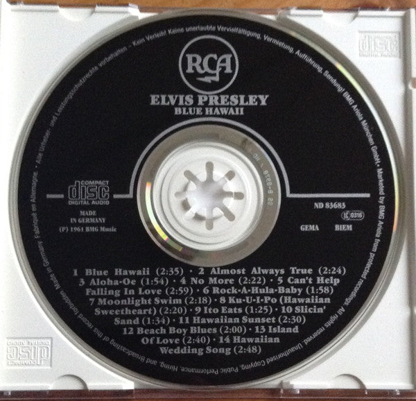 Elvis Presley : Blue Hawaii (CD, Album, RE)