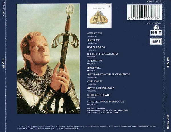 Miklós Rózsa : El Cid (CD, Album)