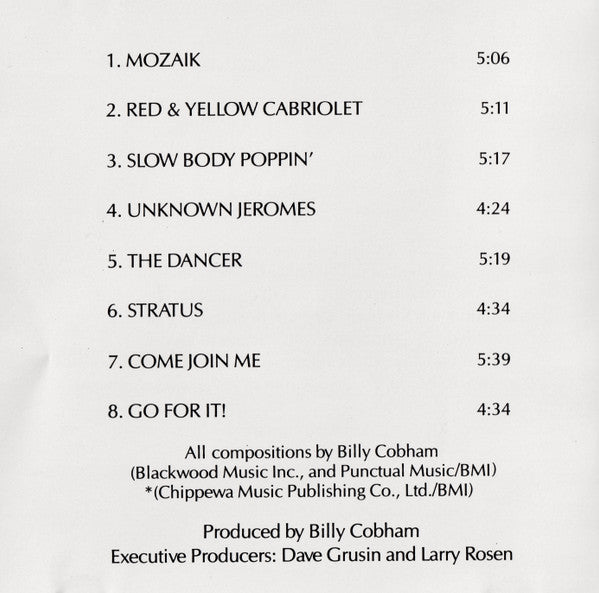 Billy Cobham : Warning (CD, Album)