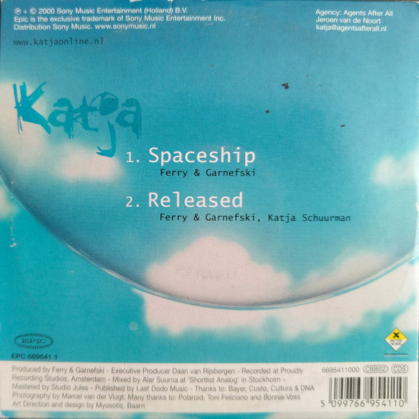 Katja Schuurman : Spaceship (CD, Single)