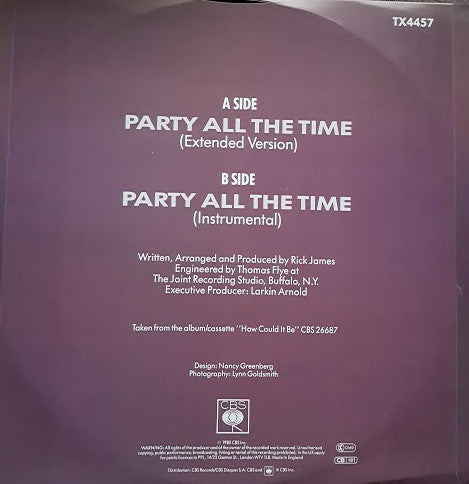 Eddie Murphy : Party All The Time (12")