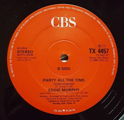 Eddie Murphy : Party All The Time (12")