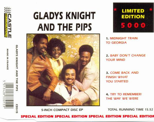Gladys Knight And The Pips : Midnight Train To Georgia (CD, EP, Ltd, S/Edition)