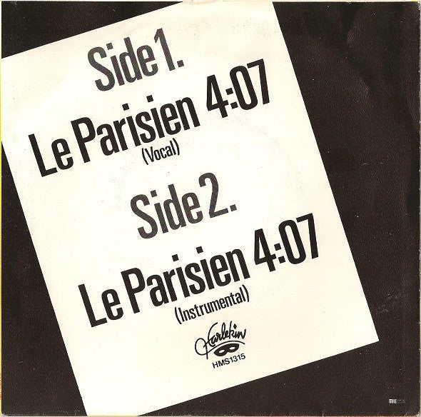 Gim-Mix Featuring Danielle Deneuve : Le Parisien (7", Single)