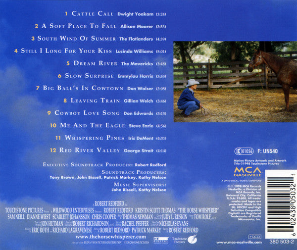 Various : The Horse Whisperer (Songs From And Inspired By The Motion Picture) (HDCD, Album)