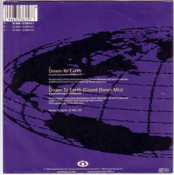 Monie Love : Down To Earth (7", Single)