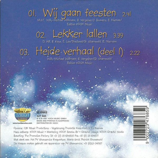 Die Knapen : Wij Gaan Feesten (CD, Single)