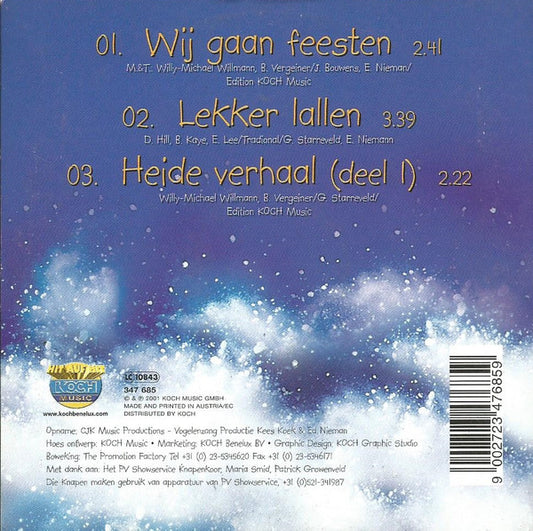 Die Knapen : Wij Gaan Feesten (CD, Single)
