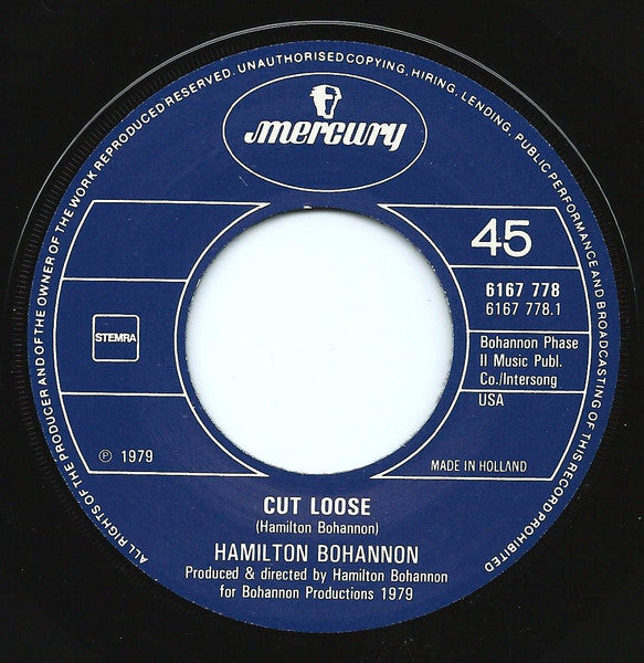 Hamilton Bohannon : Cut Loose (7")