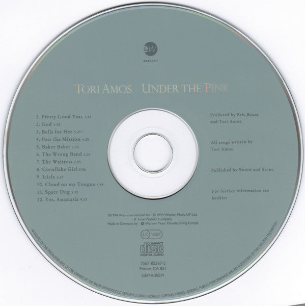 Tori Amos : Under The Pink (CD, Album, RE)