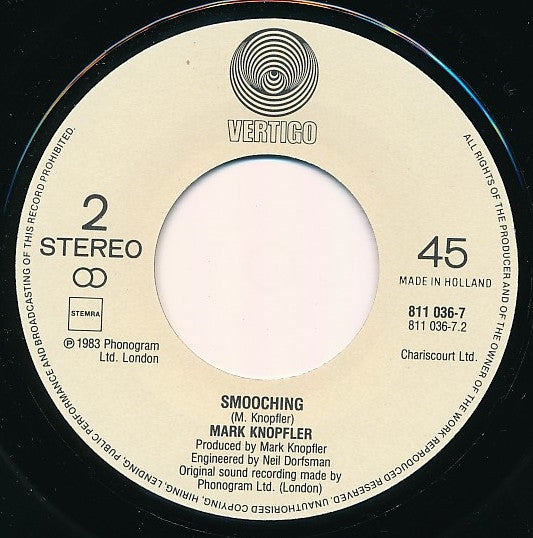 Mark Knopfler : Going Home: Theme Of The Local Hero (7", Single)