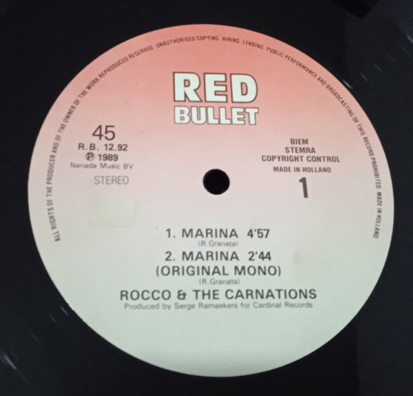 Rocco Granata & The Carnations : Marina (12")