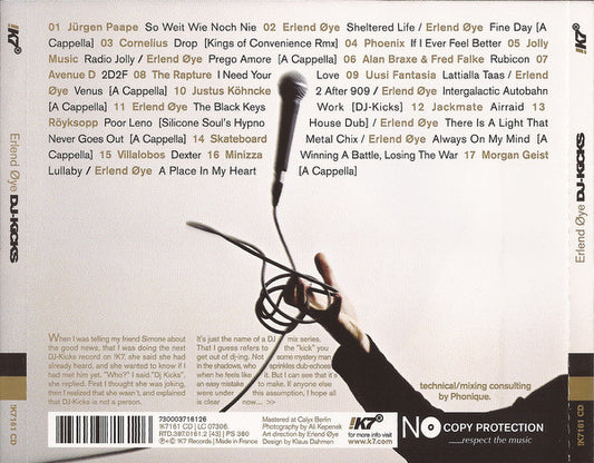 Erlend Øye : DJ-Kicks (CD, Mixed)