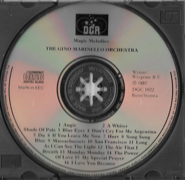 The Gino Marinello Orchestra : Magic Light - 16 Romantic Instrumentals (CD, Album)