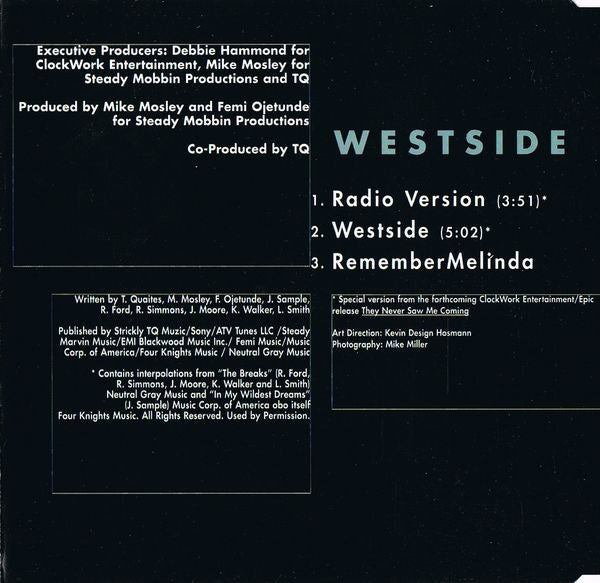 TQ : Westside (CD, Maxi)