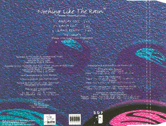 2 Unlimited : Nothing Like The Rain (CD, Maxi)