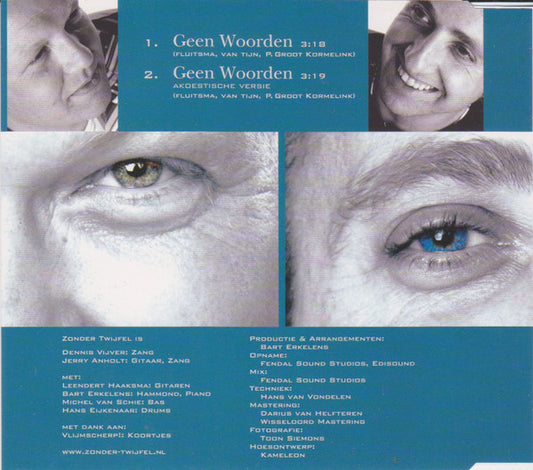 Zonder Twijfel : Geen Woorden (CD, Single)