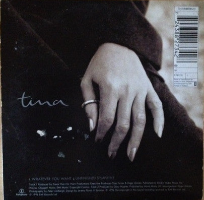 Tina Turner : Whatever You Want (CD, Single, Car)