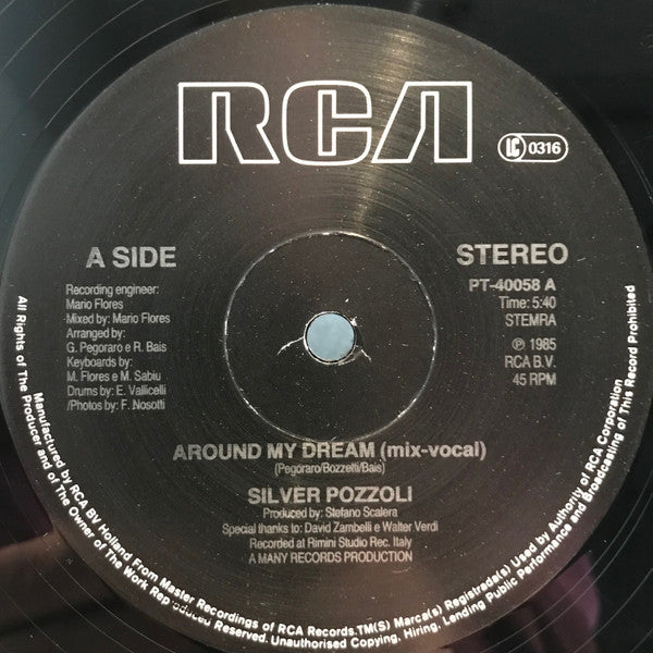 Silver Pozzoli* : Around My Dream (12")