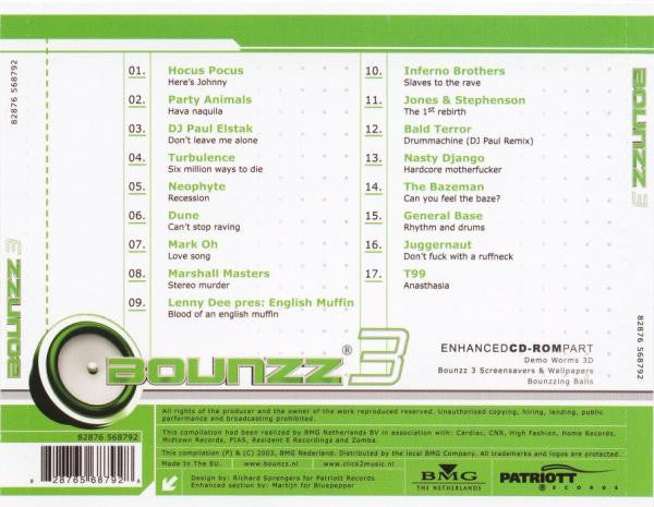 Mental Theo : Bounzz 3 (CD, Comp, Enh)