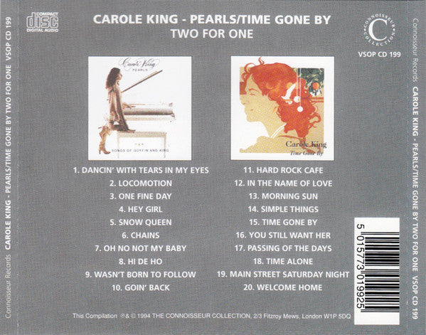 Carole King : Pearls/Time Gone By (CD, Album, Comp)