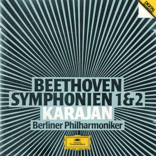 Ludwig van Beethoven - Herbert von Karajan, Berliner Philharmoniker : Symphonien 1 & 2 (CD, Album, RE)
