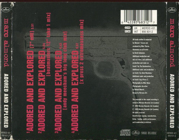 Marc Almond : Adored And Explored (CD, Single)
