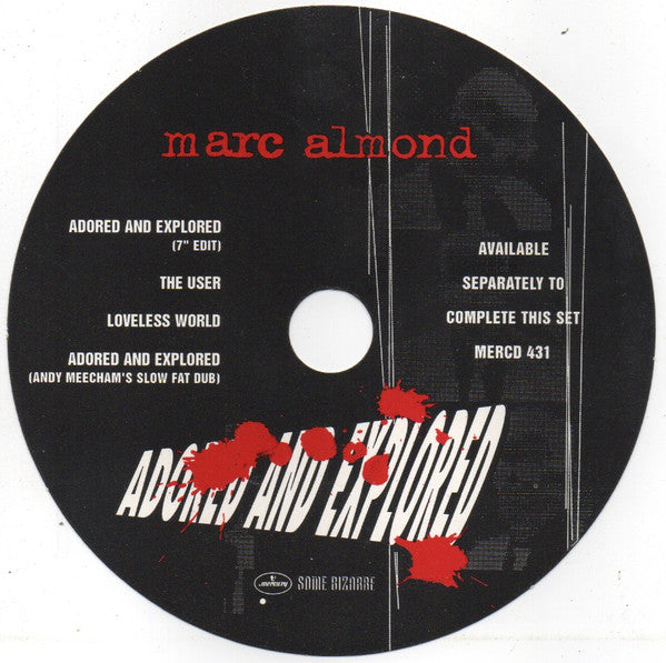 Marc Almond : Adored And Explored (CD, Single)