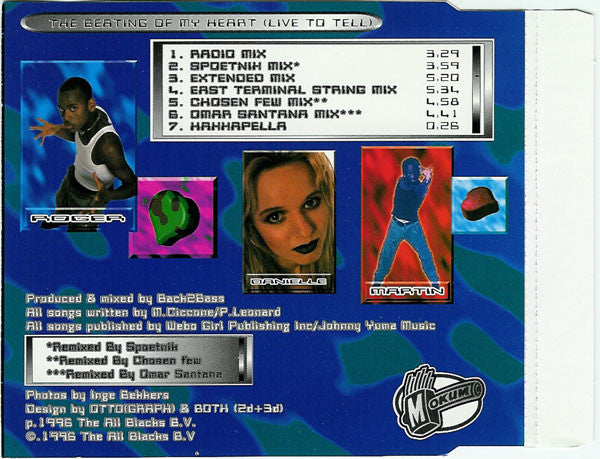Back 2 Bass : The Beating Of My Heart (Live To Tell) (CD, Maxi)