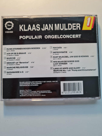 Klaas Jan Mulder : Klaas Jan Mulder Bespeelt Het Orgel Van De Martinikerk Te Bolsward - Popular Concert - Deel 1 (CD, Album)