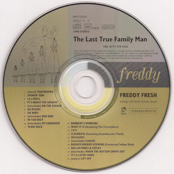 Freddy Fresh : The Last True Family Man (CD, Album)