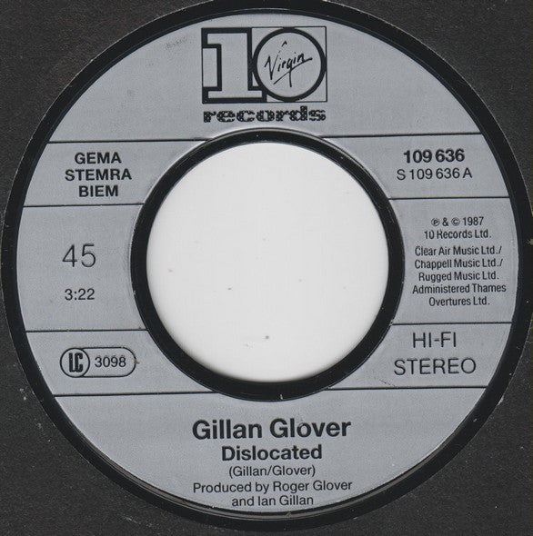 Gillan & Glover : Dislocated (7", Single)