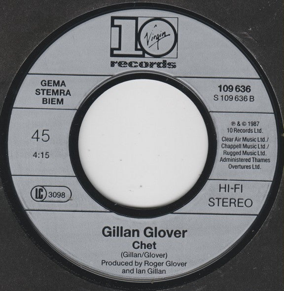 Gillan & Glover : Dislocated (7", Single)
