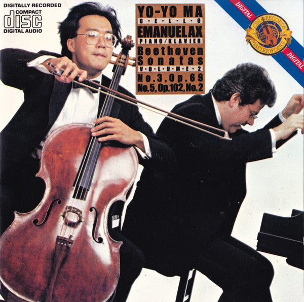 Yo-Yo Ma, Emanuel Ax, Beethoven* : Sonatas Volume 2 (No. 3, Op. 69 / No. 5 Op. 102,  No. 2) (CD, Album, RE)