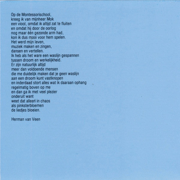 Herman van Veen : Weet Je Nog (CD, Comp, RP)
