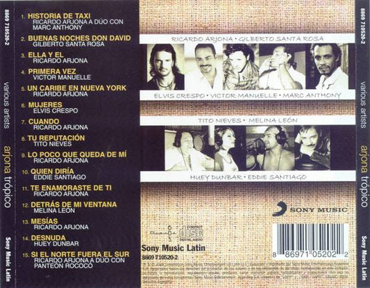 Ricardo Arjona : Trópico (CD, Comp)